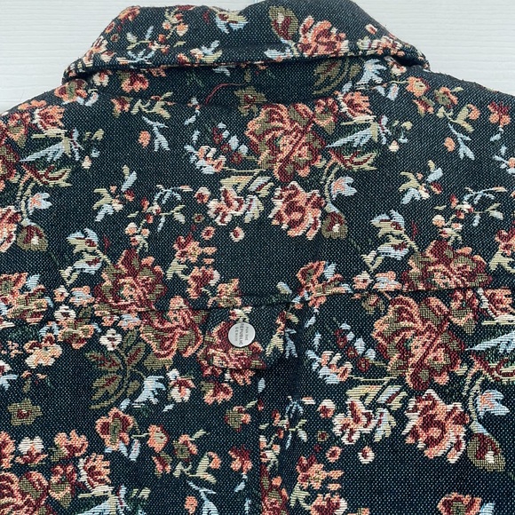 FOR THE REPUBLIC ☠️ tapestry quilted lined bomber jacket - Picture 4 of 8